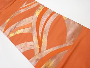 リサイクル　抽象模様織り出し名古屋帯